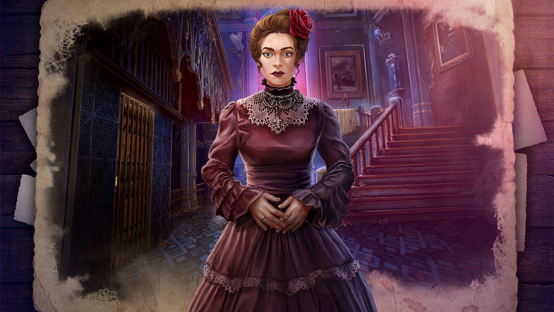 Zrzut ekranu z gry Scarlett Mysteries - biuro ojca